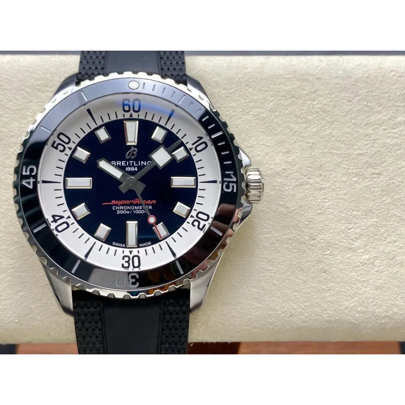 Breitling Superocean 42 A17376211B1S1 Replica - Cadran Noir Acier Inoxydable