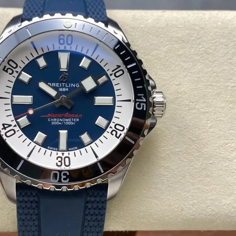 Breitling Superocean 42 A17376211C1S1 Replica - Cadran Bleu Acier Inoxydable