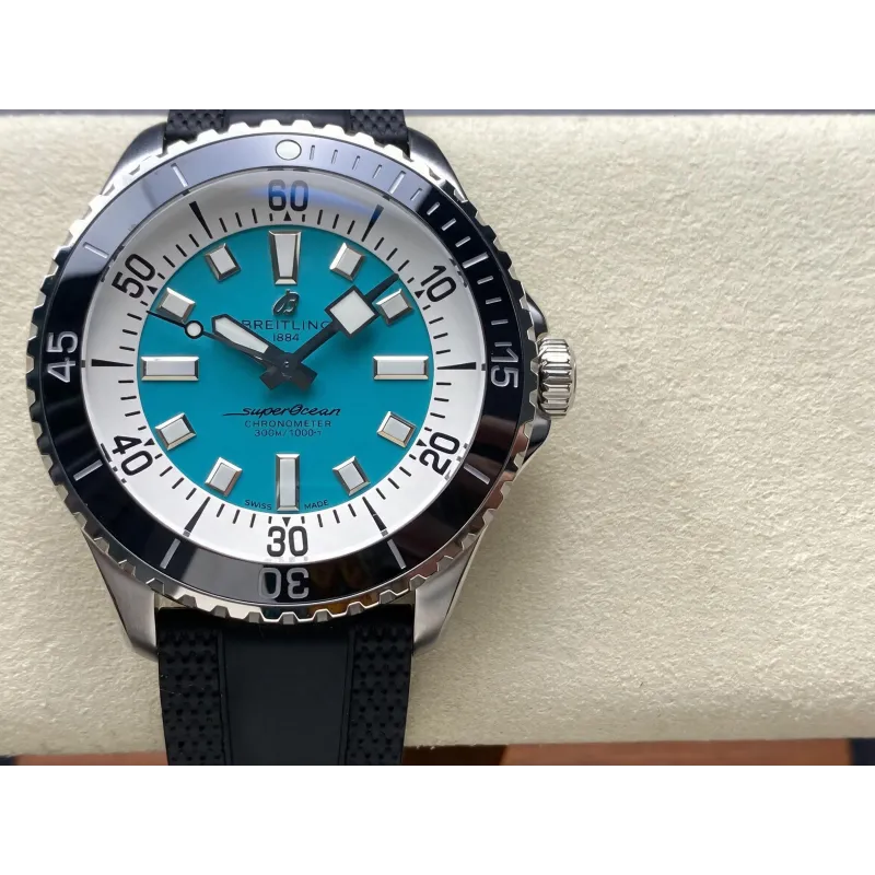 Breitling Superocean 42 A17376211L2S1 Replica - Cadran Bleu Acier Inoxydable