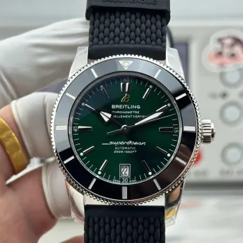 Breitling Superocean Heritage AB2010121L1S1 Replica - Cadran Vert Bracelet Caoutchouc