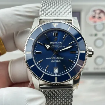 Breitling Superocean Heritage Style AB2010161C1A1 Replica - Cadran Bleu Maille Milanaise