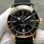 Breitling Superocean Heritage RB2010121B1S1 Replica - Cadran Noir Lunette Cannelee