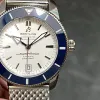 Breitling Superocean Heritage II 42 AB201016/G827-154A Replica - Cadran Argent Maille Milanaise