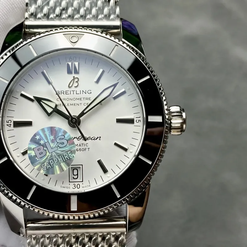 Breitling Superocean Heritage II B20 Automatic 42 AB201012/G827-154A Replica - Cadran Argent