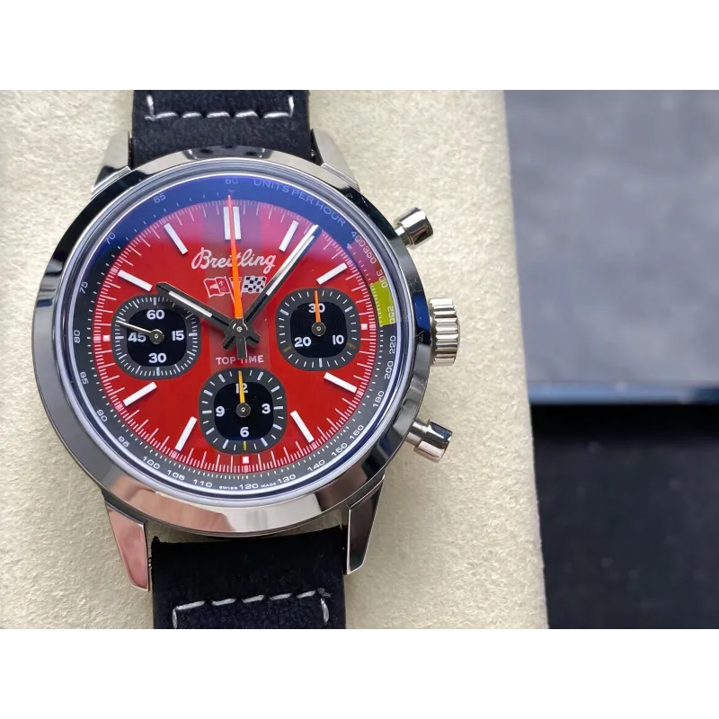 Breitling Top Time B01 Chevrolet Corvette AB01761A1K1X1 Replica - Cadran Rouge