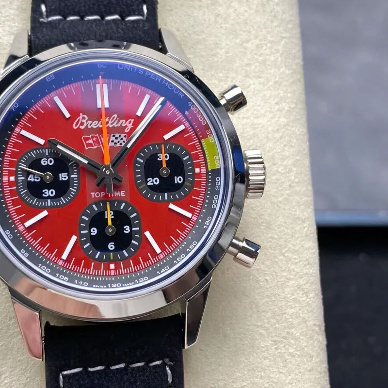 Breitling Top Time B01 Chevrolet Corvette AB01761A1K1X1 Replica - Cadran Rouge