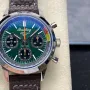 Breitling Top Time B01 Ford Mustang AB01762A1L1X1 Replica - Cadran Vert Acier Inoxydable