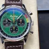 Breitling Top Time B01 Ford Mustang AB01762A1L1X1 Replica - Cadran Vert Acier Inoxydable