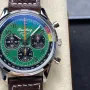 Breitling Top Time B01 Ford Mustang AB01762A1L1X1 Replica - Cadran Vert Acier Inoxydable