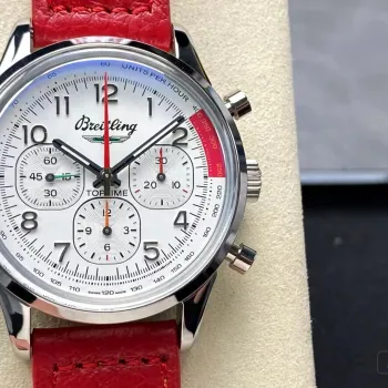 Breitling Top Time B01 Ford Thunderbird Chronograph AB01766A1A1X1 Replica - Cadran Blanc