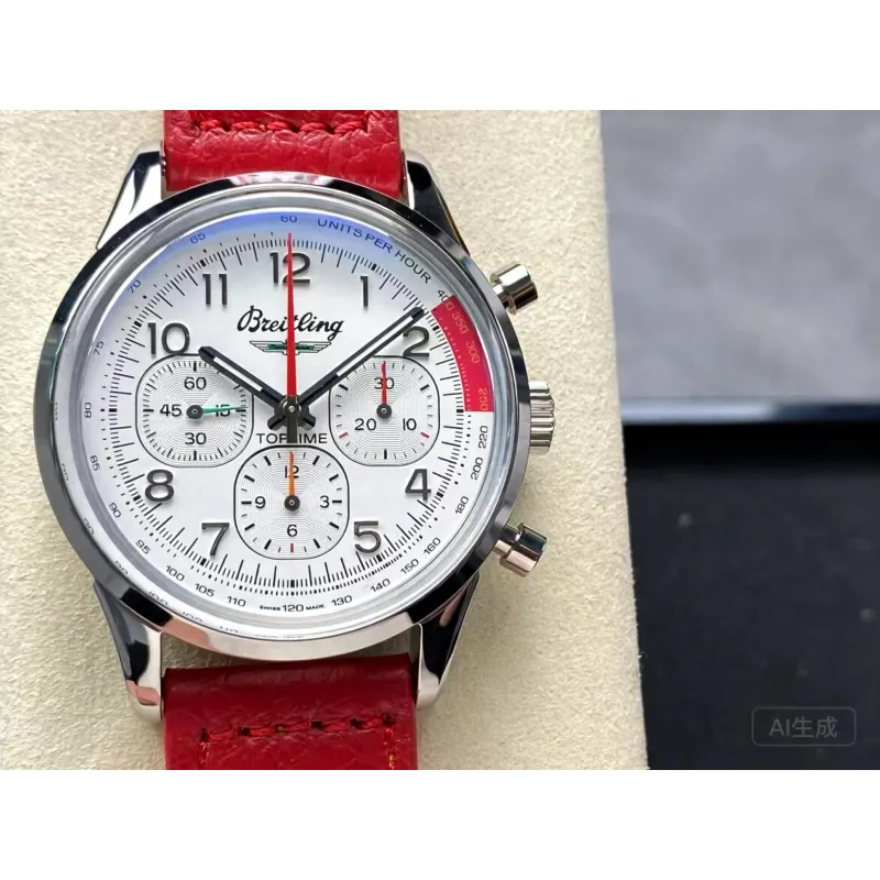 Breitling Top Time B01 Ford Thunderbird Chronograph AB01766A1A1X1 Replica - Cadran Blanc