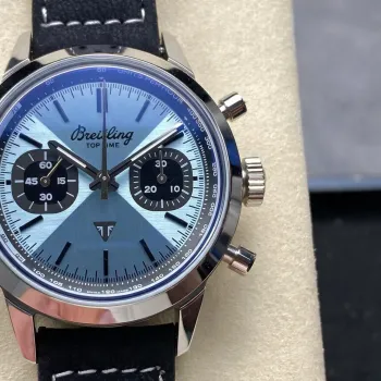 Breitling Top Time B01 AB01764A1C1X1 Replica - Cadran Bleu Acier Inoxydable