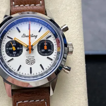 Breitling Top Time A233101A1A1X1 Replica - Cadran Argent Acier Inoxydable