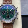 Breitling Top Time Ford Mustang A253101A1L1X1 Replica - Cadran Vert Acier Inoxydable