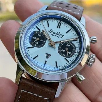 Breitling Top Time A23311121C1X1 Replica - Cadran Bleu Glace Acier Inoxydable