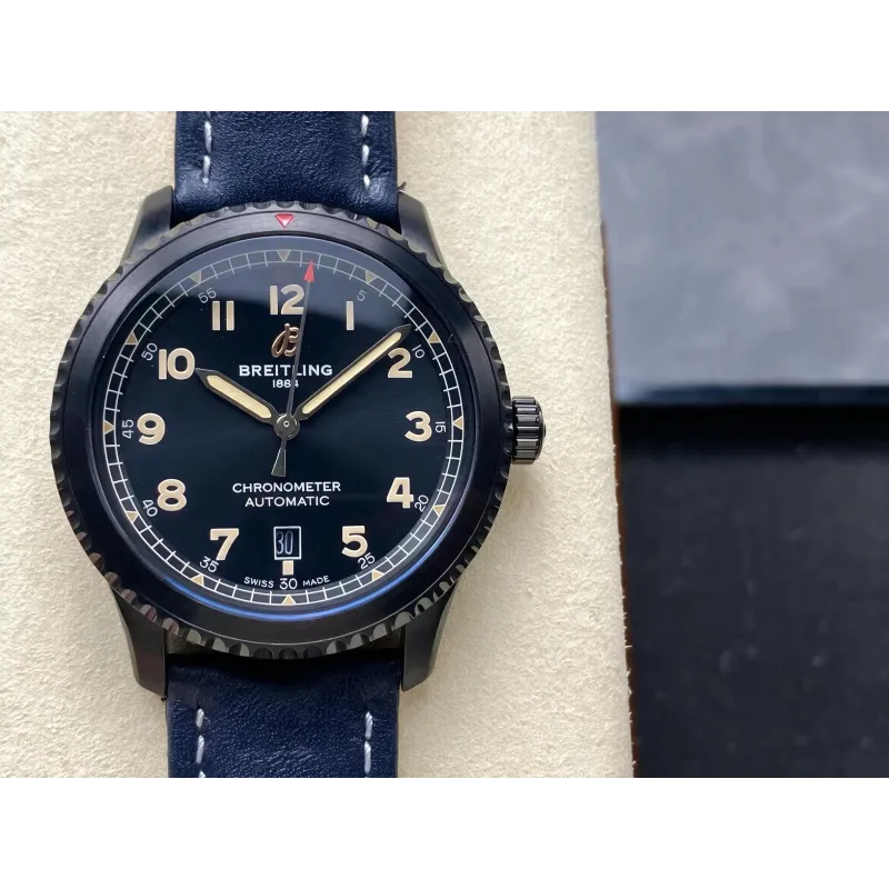 Breitling Navitimer 8 Automatic 41 17314101B1X1 Replica - Cadran Noir Acier Inoxydable