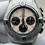 Breitling Chronomat B01 44 AB0147101A1A1 Replica - Beige Acier Inoxydable