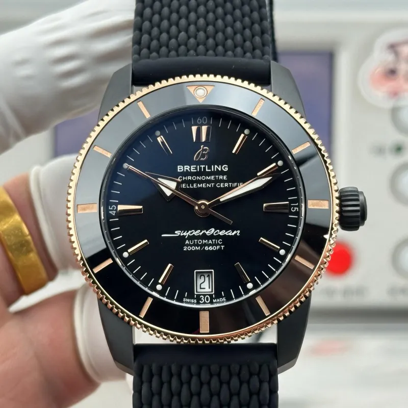 Breitling Superocean Heritage UB20303A1B1S1 Replica - Cadran Noir Acier Inoxydable