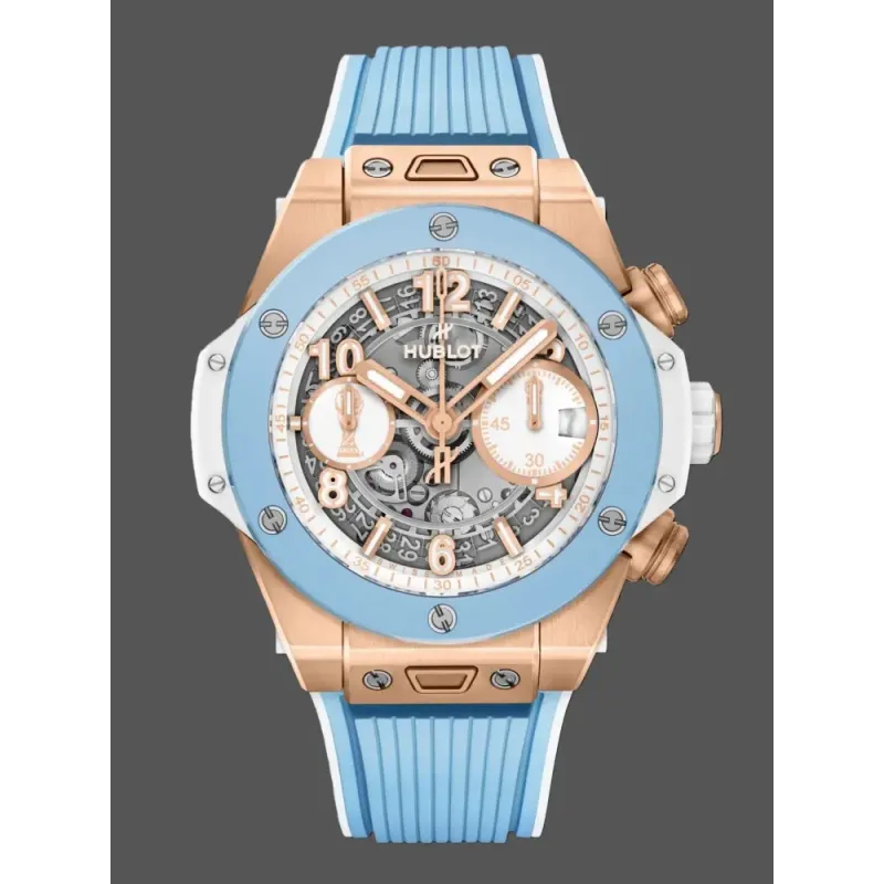 Hublot Big Bang Unico King Gold AFA 441.OE.2080.RX.AFA24 Replica - Bracelet Caoutchouc Or
