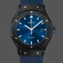 Hublot Classic Fusion Ceramic 542.CM.7170.RX Replica - Cadran Bleu Bracelet Caoutchouc