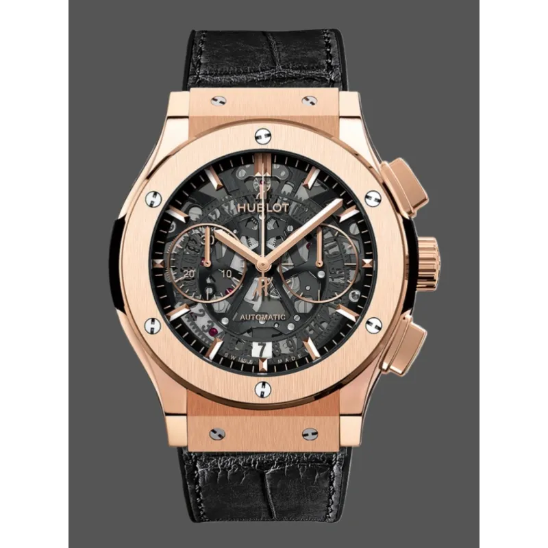Hublot Classic Fusion Aerofusion Chronograph 525.OX.0180.LR Replica - Bracelet Cuir