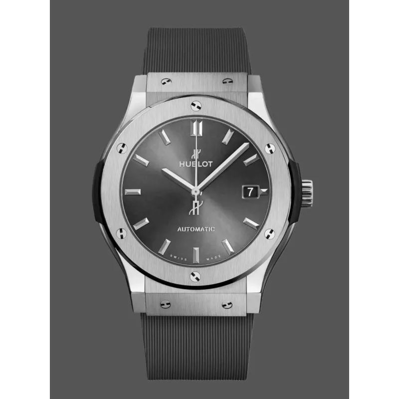 Hublot Classic Fusion Racing Grey 511.NX.7071.LR Replica - Cadran Gris Bracelet Caoutchouc