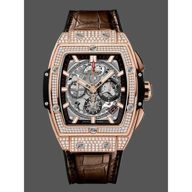 Hublot Spirit of Big Bang 641.OX.0183.LR.1704 Replica - Bracelet Cuir Or Rose