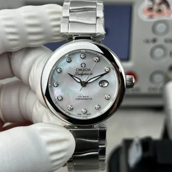 Omega Ladymatic Unisexe 425.30.34.20.55.002 Replica - Cadran Nacre Acier Inoxydable