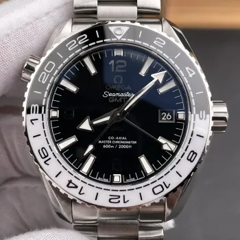 Omega Seamaster Planet Ocean GMT 215.30.44.22.01.001 Replica - Cadran Noir