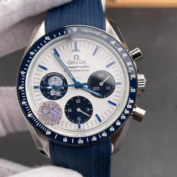 Omega Speedmaster Silver Award Snoopy 310.32.42.50.02.001 Replica - Cadran Argent Lunette Tachymetre