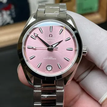Omega Aqua Terra Unisexe 220.10.34.20.10.003 Replica - Cadran Rose Acier Inoxydable