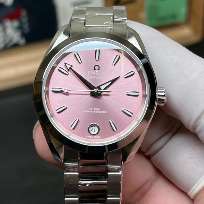 Omega Aqua Terra Unisexe 220.10.34.20.10.003 Replica - Cadran Rose Acier Inoxydable