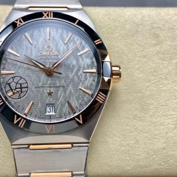 Omega Constellation 131.23.41.21.06.001 (TWO-TONE BRACELET EDITION) Replica - Cadran Gris