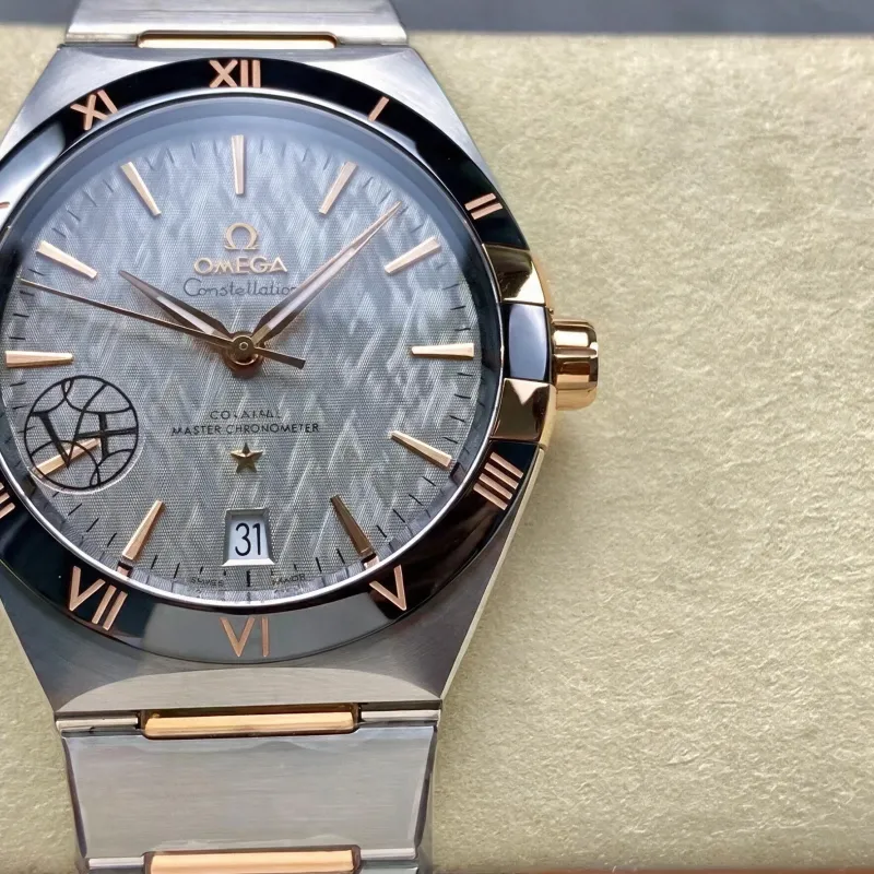 Omega Constellation 131.23.41.21.06.001 (TWO-TONE BRACELET EDITION) Replica - Cadran Gris