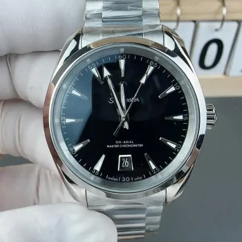 Omega Seamaster Aqua Terra 220.10.38.20.01.004 Replica - Cadran Noir Acier Inoxydable