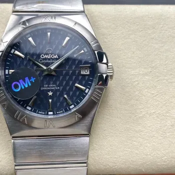 Omega Constellation 123.10.38.21.03.001 Replica - Cadran Bleu Acier Inoxydable