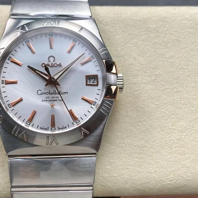 Omega Constellation 123.20.38.21.02.004 Replica - Cadran Argent Acier Inoxydable