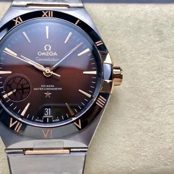 Omega Constellation 131.20.41.21.13.001 (TWO-TONE BRACELET VERSION) Replica - Cadran Rouge