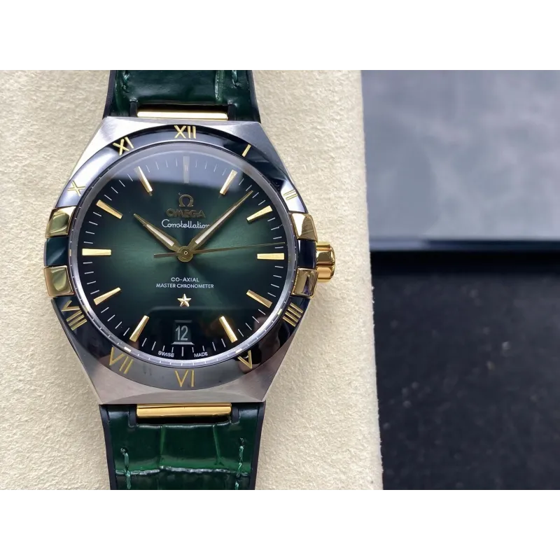 Omega Constellation 131.23.41.21.10.001 Replica - Cadran Vert Acier Inoxydable