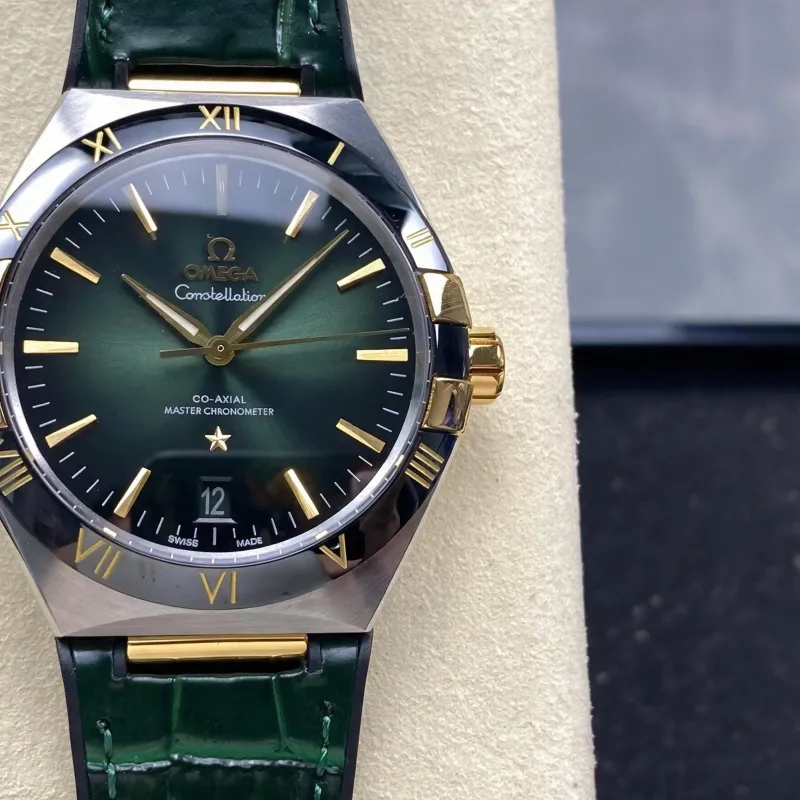 Omega Constellation 131.23.41.21.10.001 Replica - Cadran Vert Acier Inoxydable