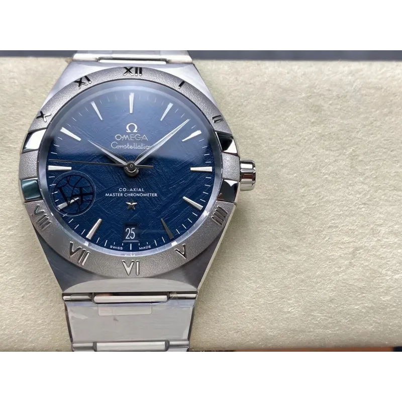 Omega Constellation 131.30.41.21.99.003 Replica - Cadran Bleu Acier Inoxydable