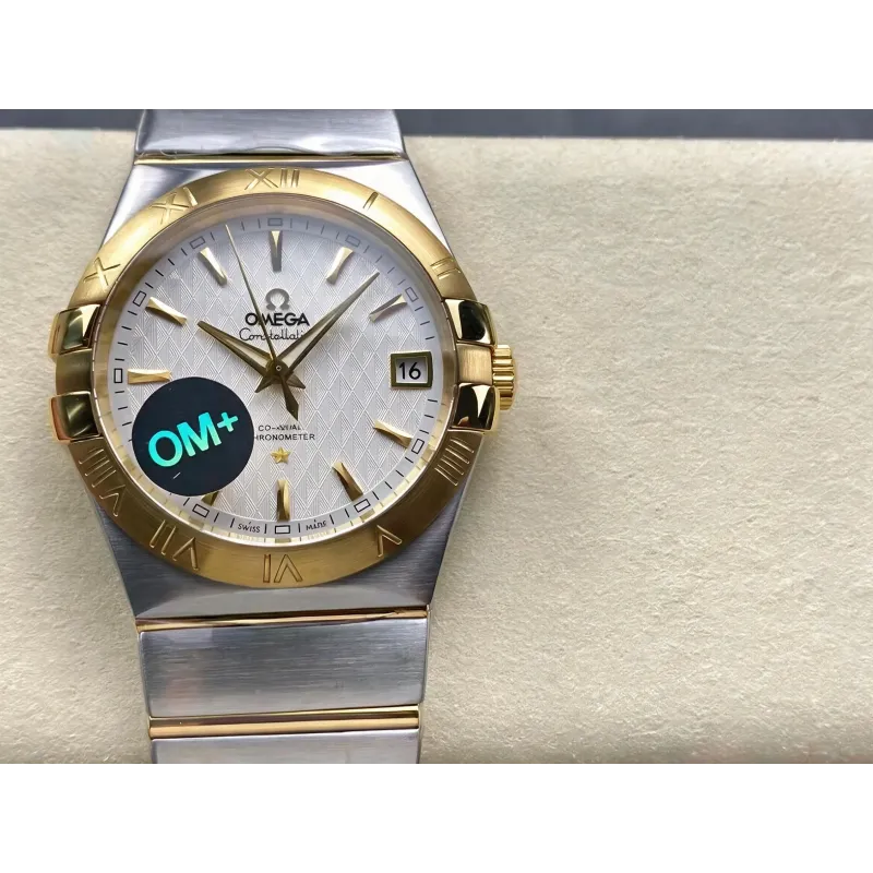 Omega Constellation 123.20.38.21.02.009 Replica - Cadran Argent Acier Inoxydable