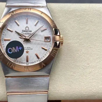 Omega Constellation 123.20.38.21.02.008 Replica - Cadran Argent Acier Inoxydable
