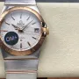 Omega Constellation 123.20.38.21.02.008 Replica - Cadran Argent Acier Inoxydable