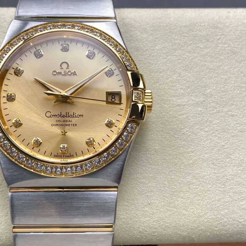Omega Constellation 123.25.38.21.58.001 Replica - Cadran Champagne Acier Inoxydable