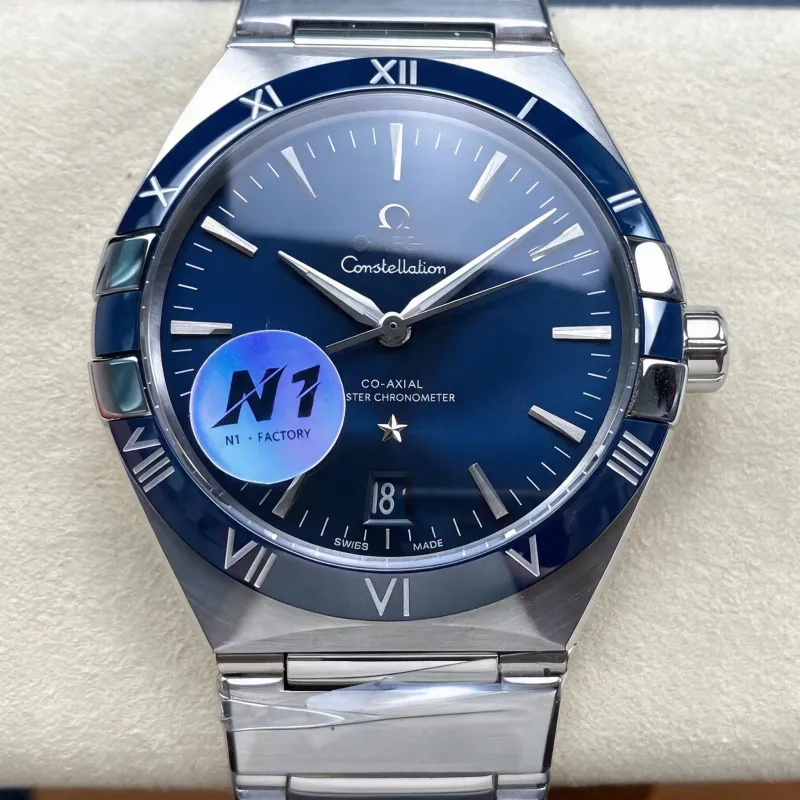 Omega Constellation 131.33.41.21.03.001 Replica - Cadran Bleu Acier Inoxydable