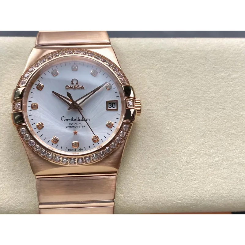 Omega Constellation 123.55.38.21.52.001 Replica - Cadran Argent Bicolore