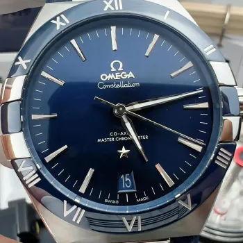 Omega Constellation 131.33.41.21.03.001 Replica - Cadran Bleu Acier Inoxydable