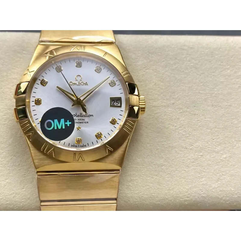 Omega Constellation 123.50.38.21.52.002 Replica - Cadran Argent Bicolore