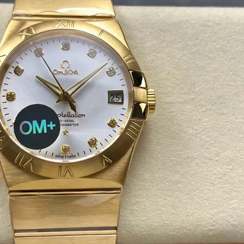 Omega Constellation 123.50.38.21.52.002 Replica - Cadran Argent Bicolore